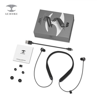 leophile eel wireless neckband sports headphones ip67 waterproof bluetooth 4.1 stereo headset