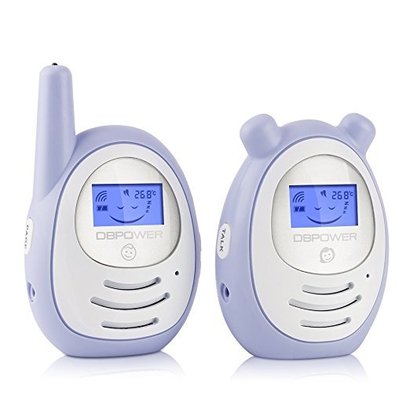 dbpower bm-156 2.4 ghz digital audio baby monitor with two-way communication and temperature sensor
