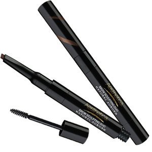 aesthetica brow sculpting duo with build in brow gel for fuller and more lush brows long lasting smudge-proof formula
