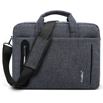 coolbell oxford nylon laptop messenger bag with 210d waterproof polyester lining fits up to 15.6 inches laptop