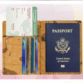 famavala rfid blocking case cover portable lightweight passport holder wallet