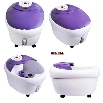 kendal fbd-720 foot massager with led display control, ptc heater, bubble, rolling and vibration massage