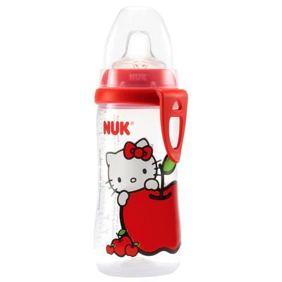 nuk hello kitty active cup with 100% silicone spout for babies of 12+ months