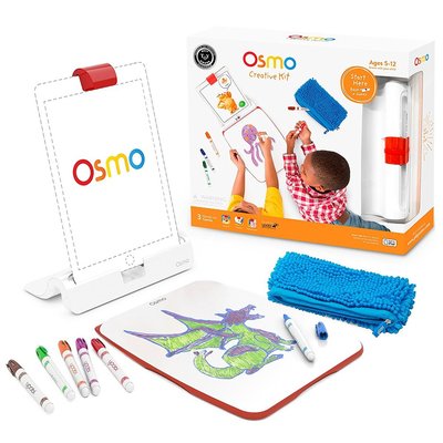 osmo creative kit game + ipad base with 3 hands-on games for kids 6 to 12 age