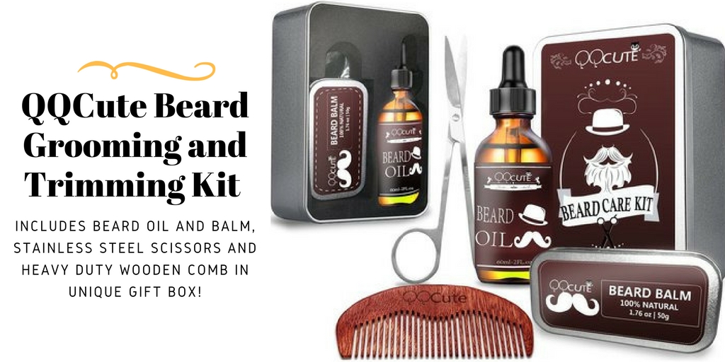 QQCute Beard Grooming and Trimming Kit
