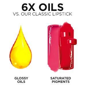 l'oréal paris hydrating and ultra-radiant colour riche shine lipstick with 60% oils