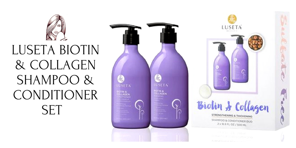 luseta biotin and collagen shampoo and conditioner set
