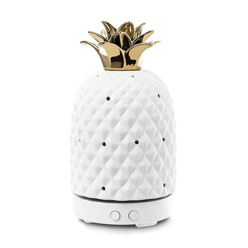 Design Accents Pineapple Shape Ceramic Essential Oil Diffuser