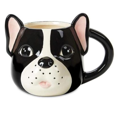 Tri-Coastal Design Cute Pug Dog Face Ceramic Coffee Cup or Tea Mug
