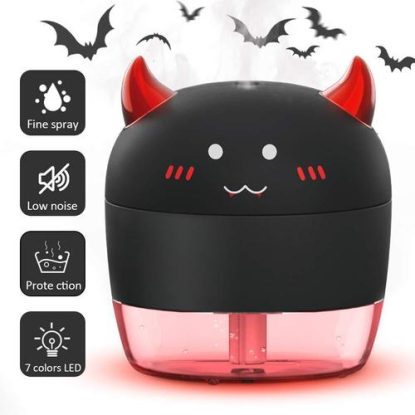 ALLYAG Little Devil 200mL Cool Mist Humidifier with 7 Color LED Night Light