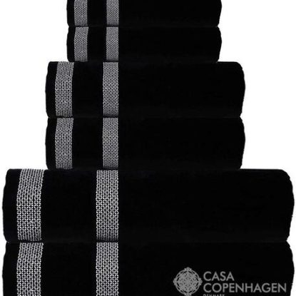 Casa Copenhagen 600 GSM luxury cotton towel sets