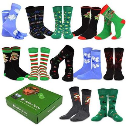 Christmas Holiday Gift 12-Pairs Socks for Man