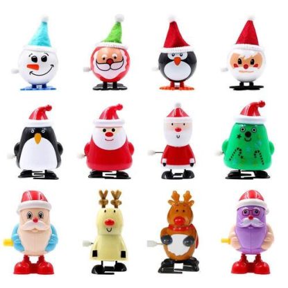 heytech Merry Christmas 12 Wind-up Toys for Kids