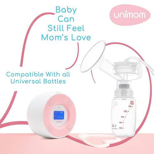 Unimom Minuet BPA Free Double Electric Breast Pump with 7 levels of massage modes and 9 levels of expressing modes 