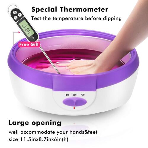 Ejiubas Hydrating and Deep Exfoliating Wax Spa Machine for Hands, Foot, and Elbow