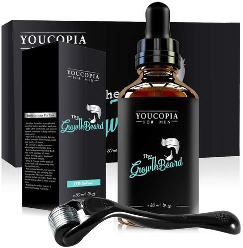 YOUCOPIA Safe and Natural Beard Growth Set