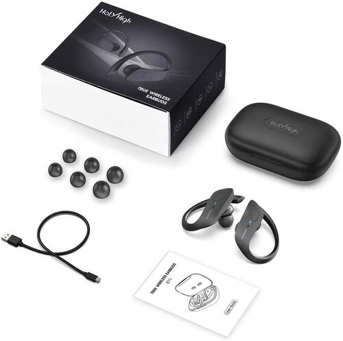 HolyHigh ET1 Sports Bluetooth Waterproof Earbuds with Charging Case