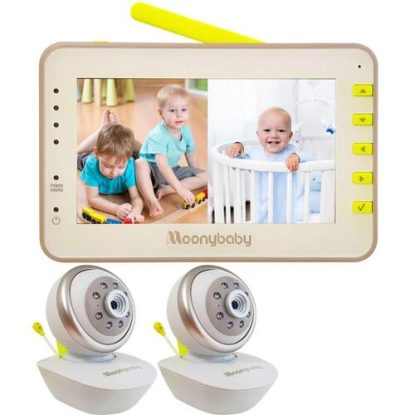 MoonyBaby PAN & TILT Two Cameras Video Baby Monitor