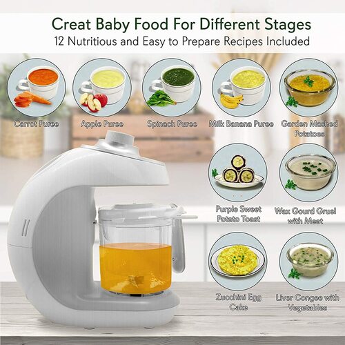 NutriChef PKBFB18 Digital Baby Food Maker Machine