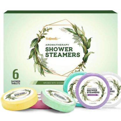 Viebeauti 6 pcs Aromatherapy Shower Steamer Bath Bombs Gift Set