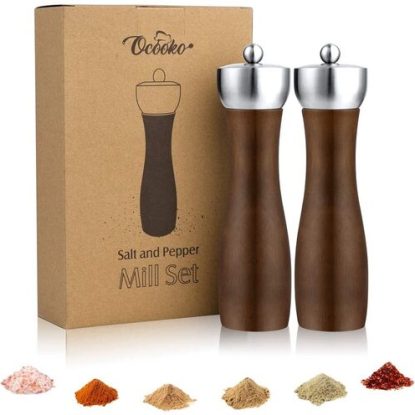 OCOOKO salt and pepper grinder set pepper mill spice grinder