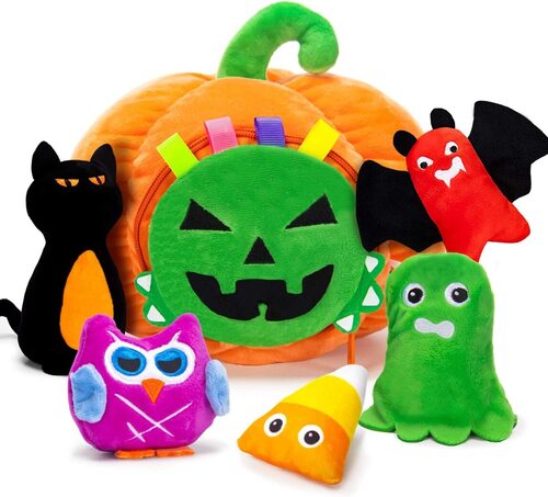 TEYTOY 6 pcs My First Halloween Pumpkin Baby Toys