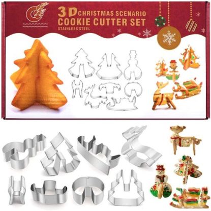 PHIAKLE Christmas food-grade stainless steel cookie cutter