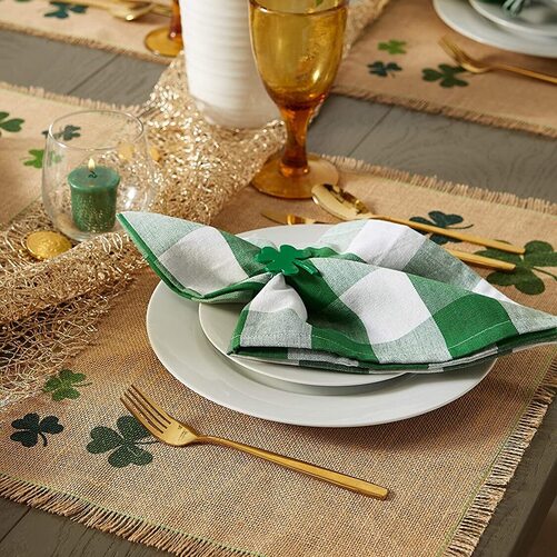 St Patrick Day Shamrock Placemats by DII