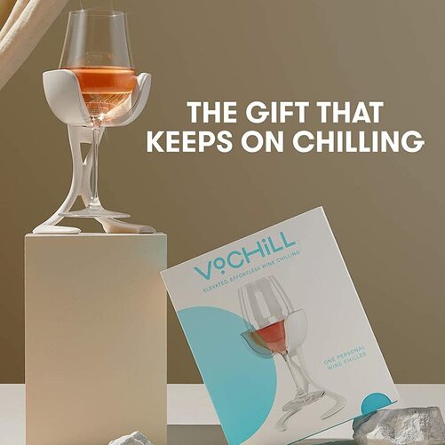 VoChill Personal Wine Chiller the Best Gift Ever for Wine Lovers