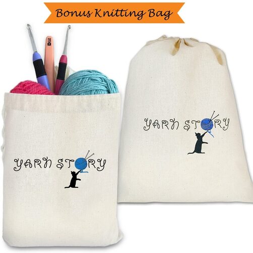 YARN STORY Store Wooden Yarn Bowl Gift Idea