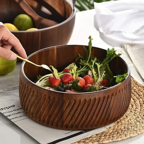 wood salad bowl perfect gift