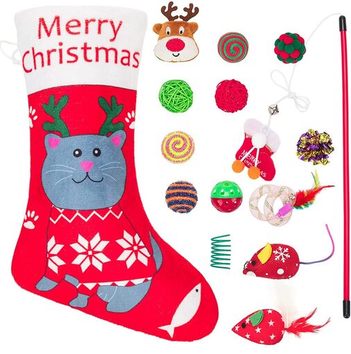PAWCHIE Christmas Cat Stocking