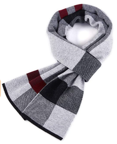 merino wool scarf in gift box for him