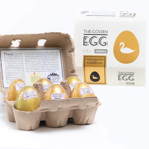 Natural and Organic Golden Egg Bath Bombs