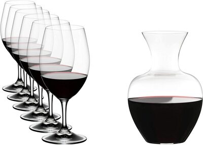 Riedel Wine Glass and Decanter