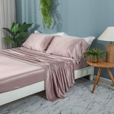 Silk Bed Sheet Set