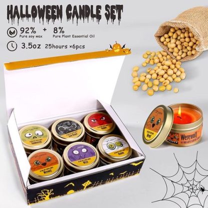 All Bad Guys Scented Halloween Candles Set