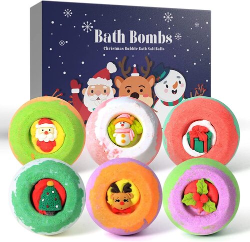 6 pcs Christmas bath bombs by LA BELLEFÉE