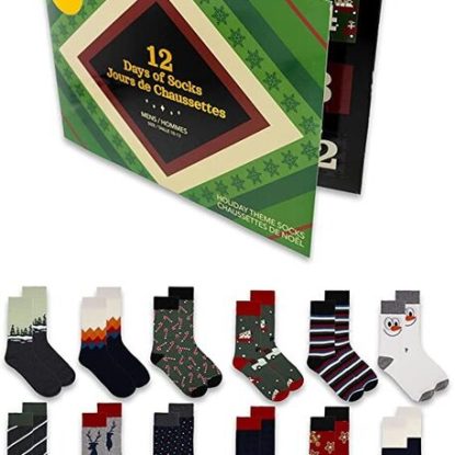 12 Days of Socks Advent Calendar for Men