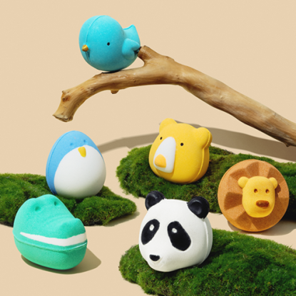 REVER SPA Children's bath bombs in the shape of animals