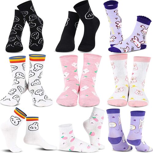 9 pairs of Easter socks