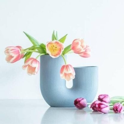 modern nordic U shaped vase