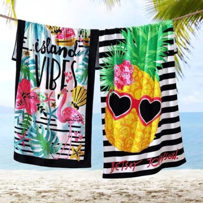 Highly Absorbent and Fade Resistant Beach Towel Set